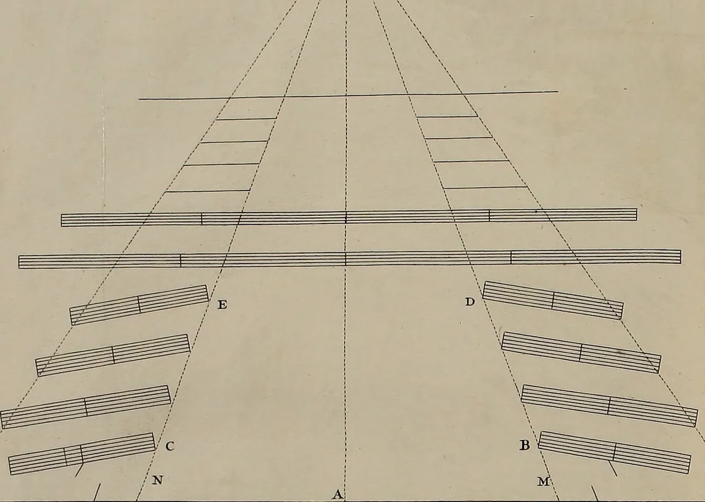 An illustration from Rules and examples of perspective, proper for painters and architects, etc. In English and Latin ... by .., 1707, leaf 247
