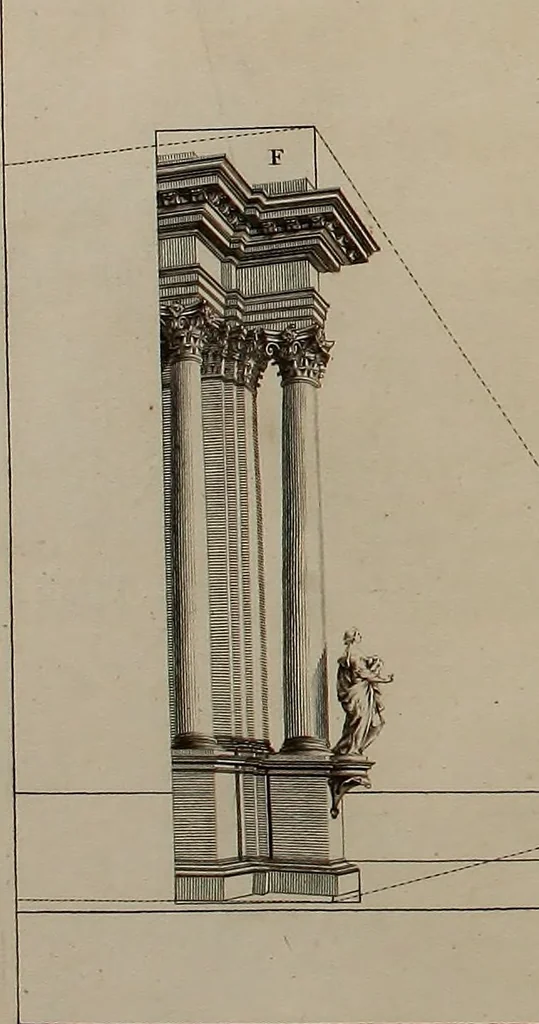 An illustration from Rules and examples of perspective, proper for painters and architects, etc. In English and Latin ... by .., 1707, leaf 257