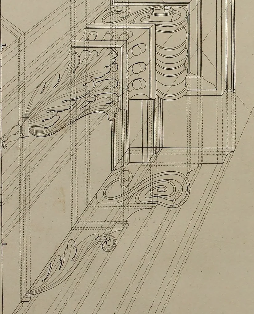 An illustration from Rules and examples of perspective, proper for painters and architects, etc. In English and Latin ... by .., 1707, leaf 263