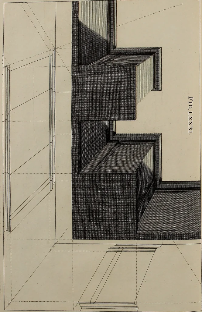 An illustration from Rules and examples of perspective, proper for painters and architects, etc. In English and Latin ... by .., 1707, leaf 269