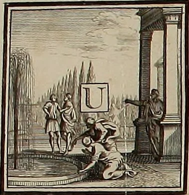 An illustration from Rules and examples of perspective, proper for painters and architects, etc. In English and Latin ... by .., 1707, leaf 27
