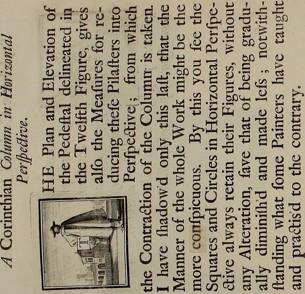 An illustration from Rules and examples of perspective, proper for painters and architects, etc. In English and Latin ... by .., 1707, leaf 271