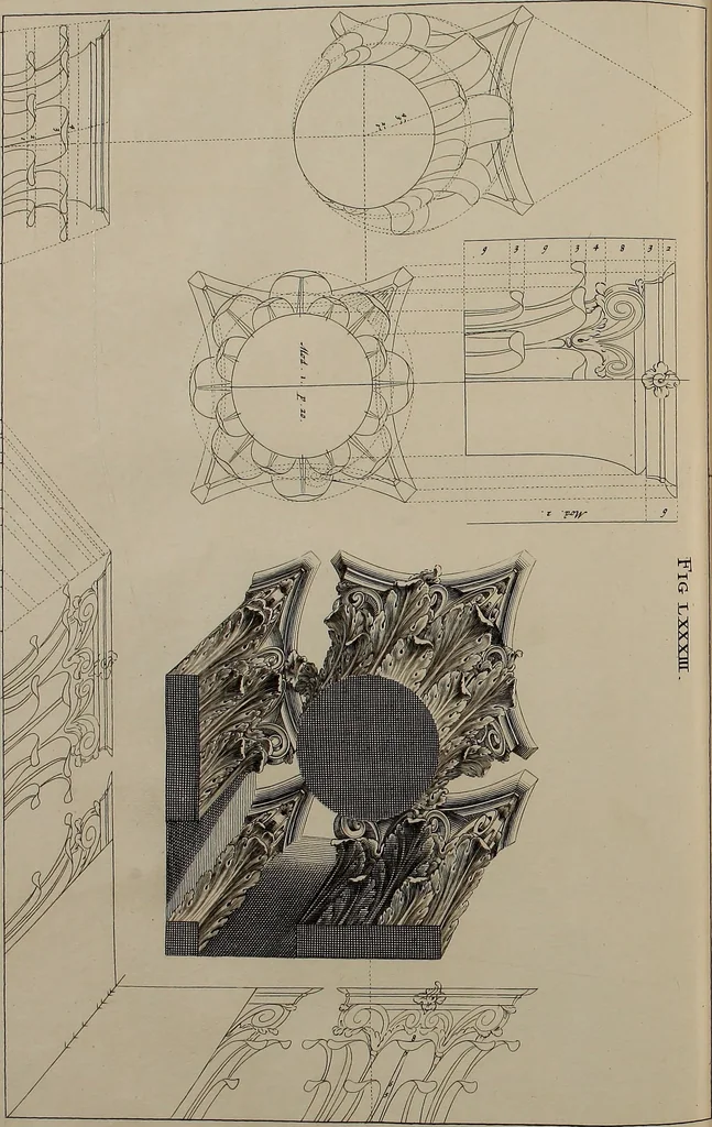 An illustration from Rules and examples of perspective, proper for painters and architects, etc. In English and Latin ... by .., 1707, leaf 275