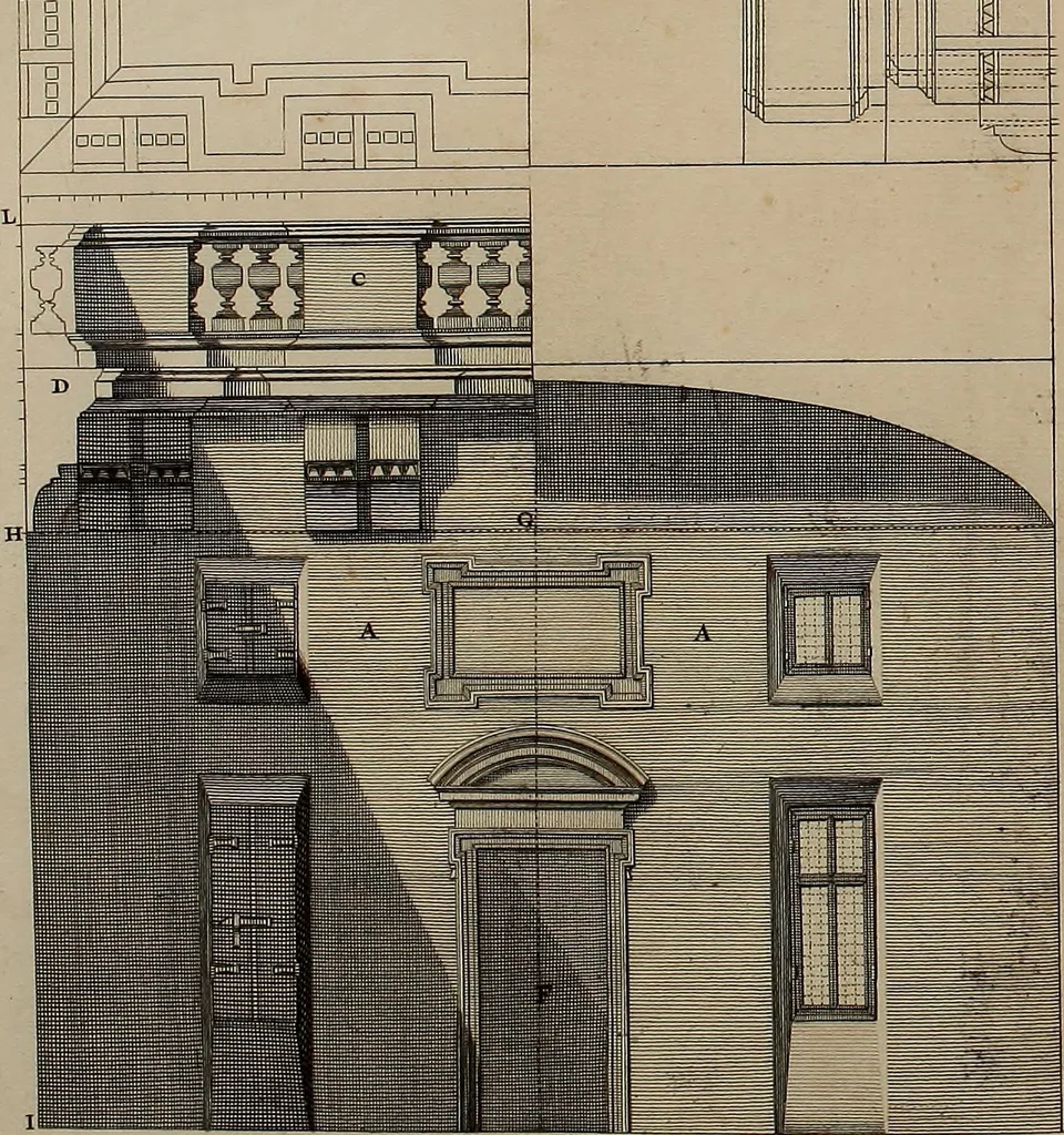 An illustration from Rules and examples of perspective, proper for painters and architects, etc. In English and Latin ... by .., 1707, leaf 287