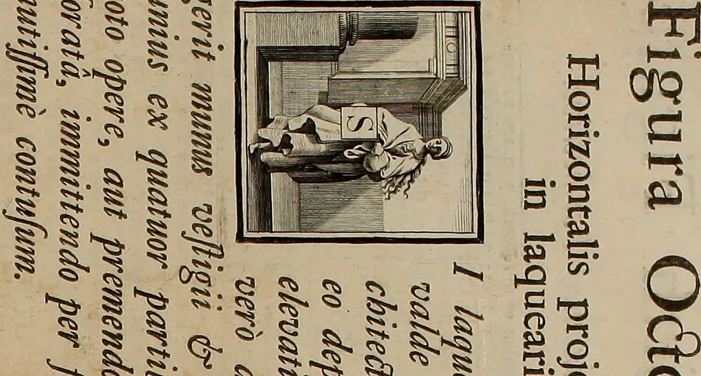 An illustration from Rules and examples of perspective, proper for painters and architects, etc. In English and Latin ... by .., 1707, leaf 294