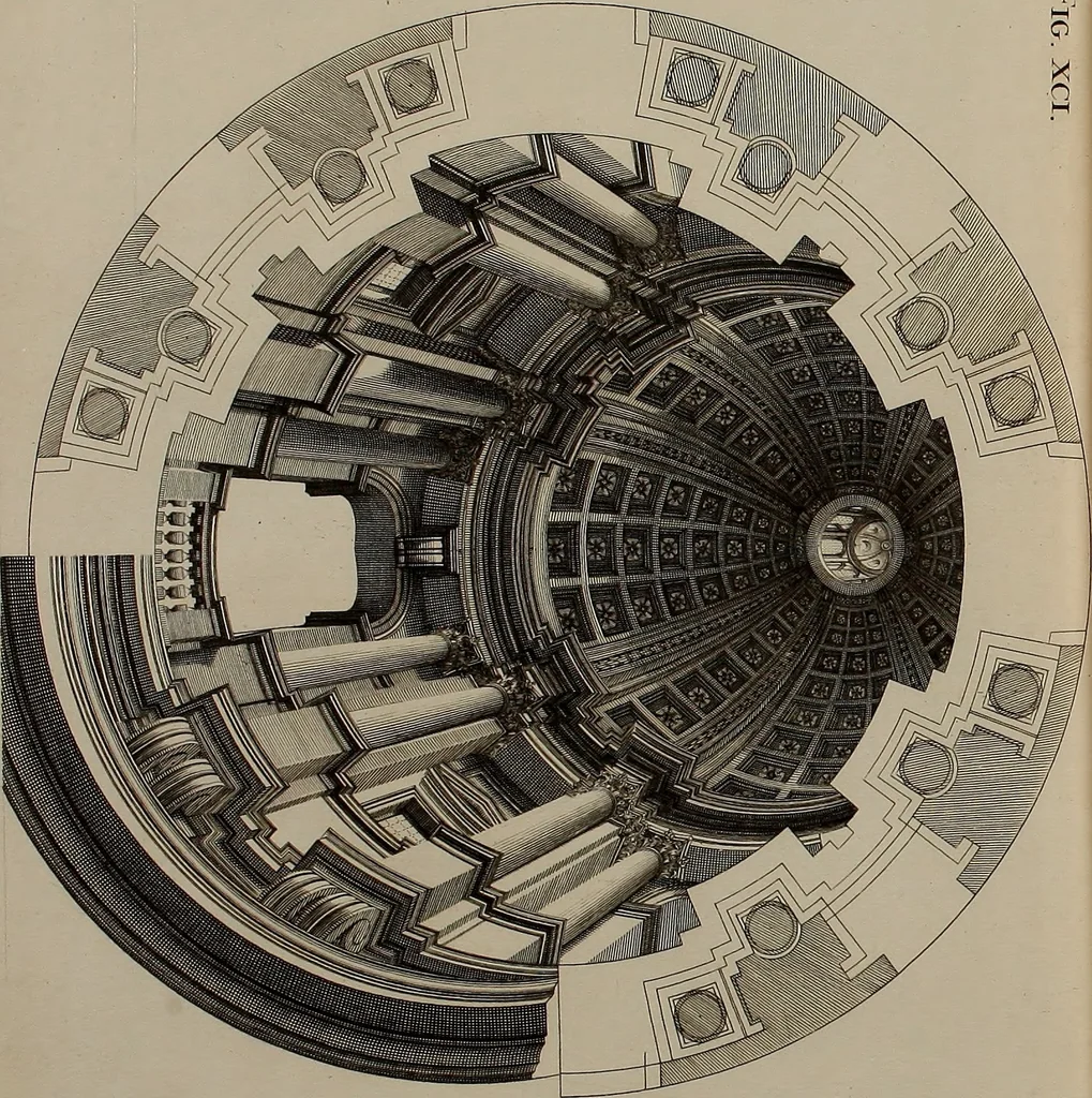 An illustration from Rules and examples of perspective, proper for painters and architects, etc. In English and Latin ... by .., 1707, leaf 299