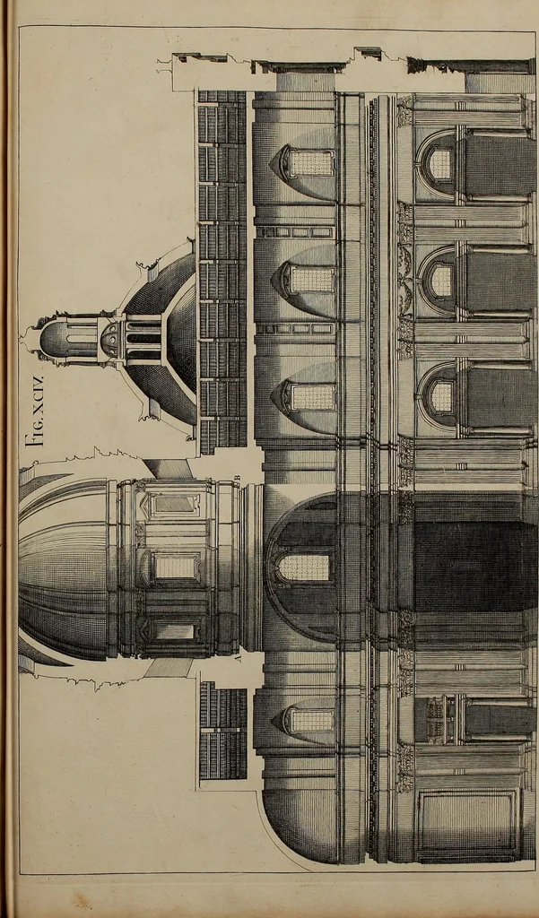 An illustration from Rules and examples of perspective, proper for painters and architects, etc. In English and Latin ... by .., 1707, leaf 308