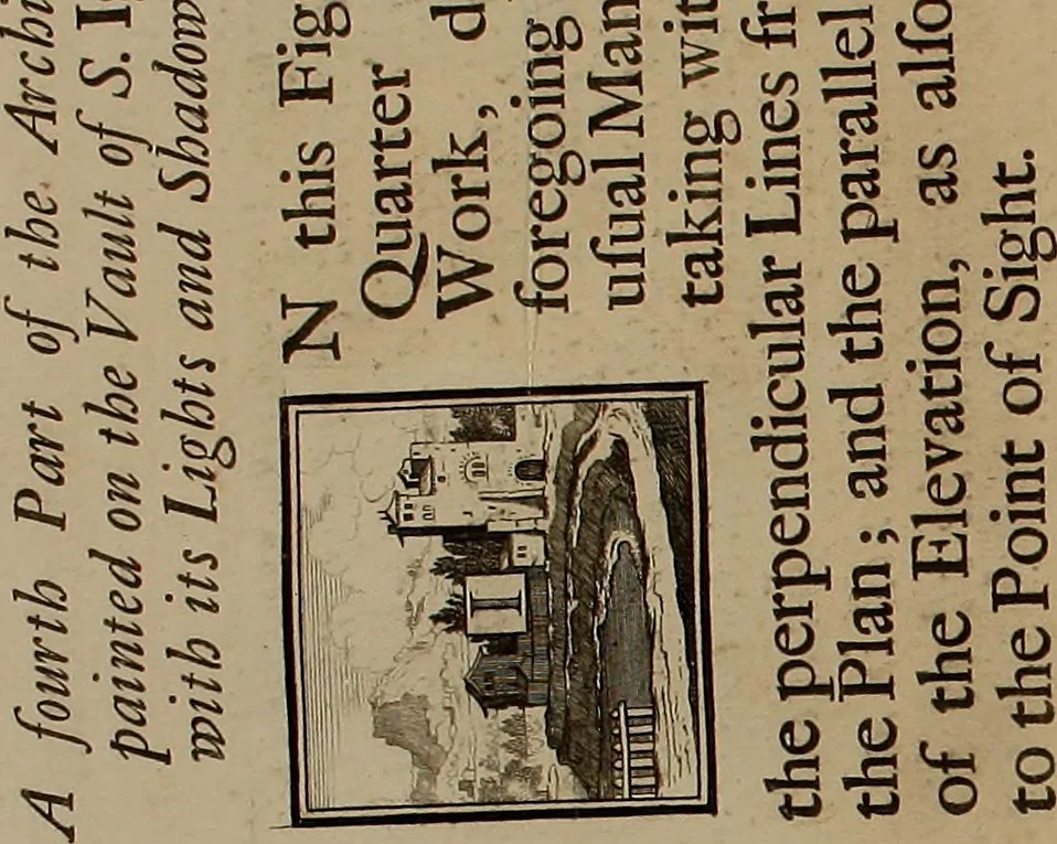 An illustration from Rules and examples of perspective, proper for painters and architects, etc. In English and Latin ... by .., 1707, leaf 319