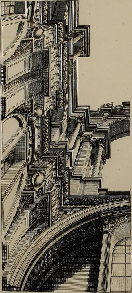 An illustration from Rules and examples of perspective, proper for painters and architects, etc. In English and Latin ... by .., 1707, leaf 323