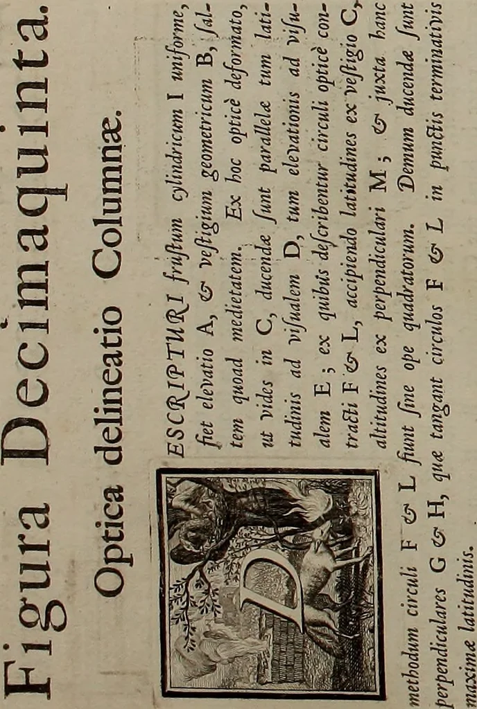 An illustration from Rules and examples of perspective, proper for painters and architects, etc. In English and Latin ... by .., 1707, leaf 69