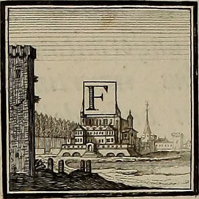 An illustration from Rules and examples of perspective, proper for painters and architects, etc. In English and Latin ... by .., 1707, leaf 74