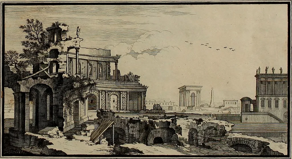 An illustration from Rules and examples of perspective, proper for painters and architects, etc. In English and Latin ... by .., 1707, leaf 8