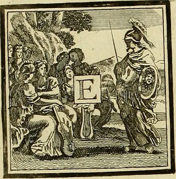 An illustration from Rules and examples of perspective proper for painters and architects, etc. in English and Latin :‡bcontaining a most easie and expeditious method to delineate in perspective all designs relating to architecture, after a new manner, wholly free from the confusion of occult lines /‡cby that great master thereof, Andrea Pozzo, Soc. Jef. engraven in 105 ample folio plates, and adorn'd with 200 initial letters to the explanatory discourses ; printed from copper-plates ony best paper by John Sturt ; done into English from the original printed at Rome 1693 in Lat. and Ital. by Mr John James of Greenwich, 1693, leaf 137