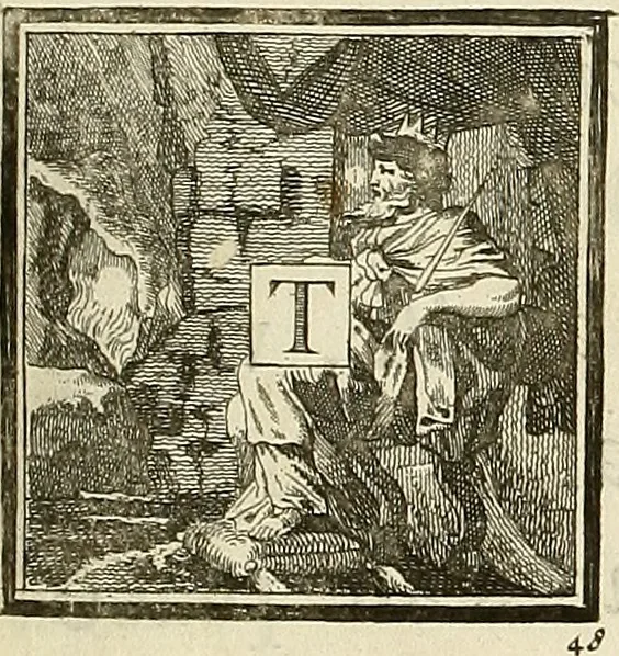 An illustration from Rules and examples of perspective proper for painters and architects, etc. in English and Latin :‡bcontaining a most easie and expeditious method to delineate in perspective all designs relating to architecture, after a new manner, wholly free from the confusion of occult lines /‡cby that great master thereof, Andrea Pozzo, Soc. Jef. engraven in 105 ample folio plates, and adorn'd with 200 initial letters to the explanatory discourses ; printed from copper-plates ony best paper by John Sturt ; done into English from the original printed at Rome 1693 in Lat. and Ital. by Mr John James of Greenwich, 1693, leaf 142