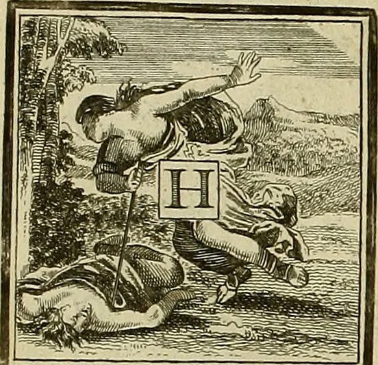 An illustration from Rules and examples of perspective proper for painters and architects, etc. in English and Latin :‡bcontaining a most easie and expeditious method to delineate in perspective all designs relating to architecture, after a new manner, wholly free from the confusion of occult lines /‡cby that great master thereof, Andrea Pozzo, Soc. Jef. engraven in 105 ample folio plates, and adorn'd with 200 initial letters to the explanatory discourses ; printed from copper-plates ony best paper by John Sturt ; done into English from the original printed at Rome 1693 in Lat. and Ital. by Mr John James of Greenwich, 1693, leaf 143