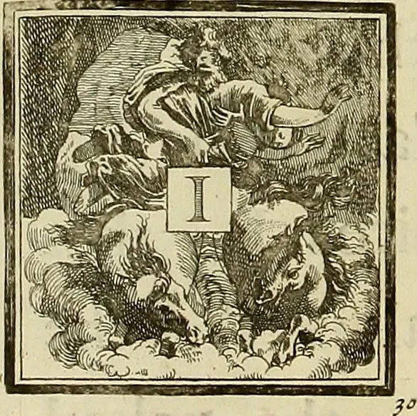 An illustration from Rules and examples of perspective proper for painters and architects, etc. in English and Latin :‡bcontaining a most easie and expeditious method to delineate in perspective all designs relating to architecture, after a new manner, wholly free from the confusion of occult lines /‡cby that great master thereof, Andrea Pozzo, Soc. Jef. engraven in 105 ample folio plates, and adorn'd with 200 initial letters to the explanatory discourses ; printed from copper-plates ony best paper by John Sturt ; done into English from the original printed at Rome 1693 in Lat. and Ital. by Mr John James of Greenwich, 1693, leaf 143