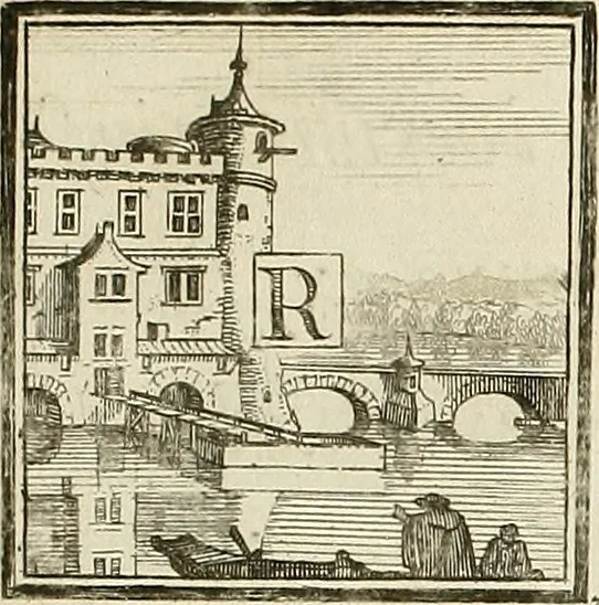 An illustration from Rules and examples of perspective proper for painters and architects, etc. in English and Latin :‡bcontaining a most easie and expeditious method to delineate in perspective all designs relating to architecture, after a new manner, wholly free from the confusion of occult lines /‡cby that great master thereof, Andrea Pozzo, Soc. Jef. engraven in 105 ample folio plates, and adorn'd with 200 initial letters to the explanatory discourses ; printed from copper-plates ony best paper by John Sturt ; done into English from the original printed at Rome 1693 in Lat. and Ital. by Mr John James of Greenwich, 1693, leaf 160