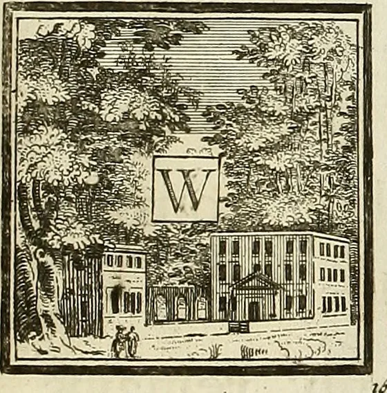 An illustration from Rules and examples of perspective proper for painters and architects, etc. in English and Latin :‡bcontaining a most easie and expeditious method to delineate in perspective all designs relating to architecture, after a new manner, wholly free from the confusion of occult lines /‡cby that great master thereof, Andrea Pozzo, Soc. Jef. engraven in 105 ample folio plates, and adorn'd with 200 initial letters to the explanatory discourses ; printed from copper-plates ony best paper by John Sturt ; done into English from the original printed at Rome 1693 in Lat. and Ital. by Mr John James of Greenwich, 1693, leaf 160