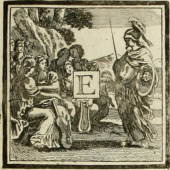 An illustration from Rules and examples of perspective proper for painters and architects, etc. in English and Latin :‡bcontaining a most easie and expeditious method to delineate in perspective all designs relating to architecture, after a new manner, wholly free from the confusion of occult lines /‡cby that great master thereof, Andrea Pozzo, Soc. Jef. engraven in 105 ample folio plates, and adorn'd with 200 initial letters to the explanatory discourses ; printed from copper-plates ony best paper by John Sturt ; done into English from the original printed at Rome 1693 in Lat. and Ital. by Mr John James of Greenwich, 1693, leaf 172