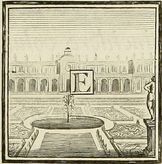 An illustration from Rules and examples of perspective proper for painters and architects, etc. in English and Latin :‡bcontaining a most easie and expeditious method to delineate in perspective all designs relating to architecture, after a new manner, wholly free from the confusion of occult lines /‡cby that great master thereof, Andrea Pozzo, Soc. Jef. engraven in 105 ample folio plates, and adorn'd with 200 initial letters to the explanatory discourses ; printed from copper-plates ony best paper by John Sturt ; done into English from the original printed at Rome 1693 in Lat. and Ital. by Mr John James of Greenwich, 1693, leaf 196