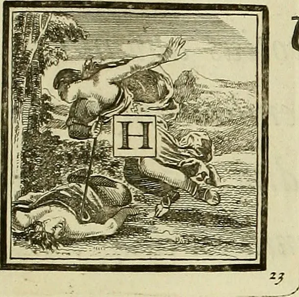 An illustration from Rules and examples of perspective proper for painters and architects, etc. in English and Latin :‡bcontaining a most easie and expeditious method to delineate in perspective all designs relating to architecture, after a new manner, wholly free from the confusion of occult lines /‡cby that great master thereof, Andrea Pozzo, Soc. Jef. engraven in 105 ample folio plates, and adorn'd with 200 initial letters to the explanatory discourses ; printed from copper-plates ony best paper by John Sturt ; done into English from the original printed at Rome 1693 in Lat. and Ital. by Mr John James of Greenwich, 1693, leaf 203