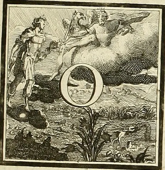 An illustration from Rules and examples of perspective proper for painters and architects, etc. in English and Latin :‡bcontaining a most easie and expeditious method to delineate in perspective all designs relating to architecture, after a new manner, wholly free from the confusion of occult lines /‡cby that great master thereof, Andrea Pozzo, Soc. Jef. engraven in 105 ample folio plates, and adorn'd with 200 initial letters to the explanatory discourses ; printed from copper-plates ony best paper by John Sturt ; done into English from the original printed at Rome 1693 in Lat. and Ital. by Mr John James of Greenwich, 1693, leaf 208