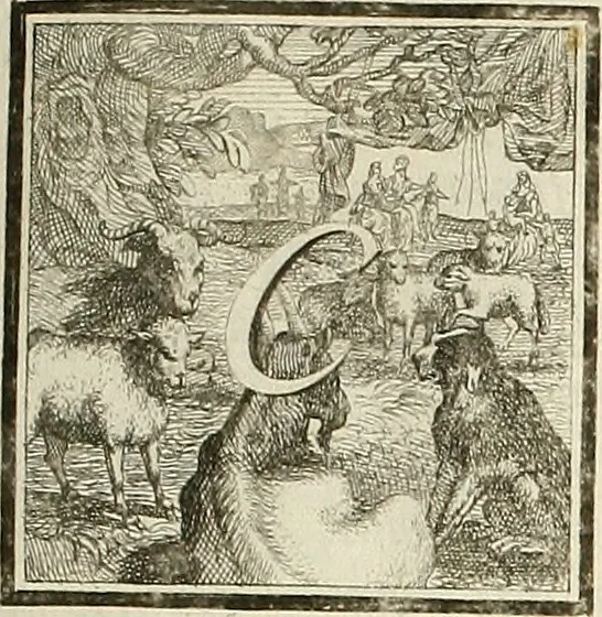 An illustration from Rules and examples of perspective proper for painters and architects, etc. in English and Latin :‡bcontaining a most easie and expeditious method to delineate in perspective all designs relating to architecture, after a new manner, wholly free from the confusion of occult lines /‡cby that great master thereof, Andrea Pozzo, Soc. Jef. engraven in 105 ample folio plates, and adorn'd with 200 initial letters to the explanatory discourses ; printed from copper-plates ony best paper by John Sturt ; done into English from the original printed at Rome 1693 in Lat. and Ital. by Mr John James of Greenwich, 1693, leaf 22
