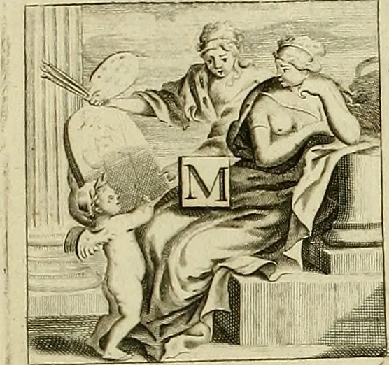 An illustration from Rules and examples of perspective proper for painters and architects, etc. in English and Latin :‡bcontaining a most easie and expeditious method to delineate in perspective all designs relating to architecture, after a new manner, wholly free from the confusion of occult lines /‡cby that great master thereof, Andrea Pozzo, Soc. Jef. engraven in 105 ample folio plates, and adorn'd with 200 initial letters to the explanatory discourses ; printed from copper-plates ony best paper by John Sturt ; done into English from the original printed at Rome 1693 in Lat. and Ital. by Mr John James of Greenwich, 1693, leaf 227