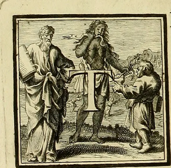 An illustration from Rules and examples of perspective proper for painters and architects, etc. in English and Latin :‡bcontaining a most easie and expeditious method to delineate in perspective all designs relating to architecture, after a new manner, wholly free from the confusion of occult lines /‡cby that great master thereof, Andrea Pozzo, Soc. Jef. engraven in 105 ample folio plates, and adorn'd with 200 initial letters to the explanatory discourses ; printed from copper-plates ony best paper by John Sturt ; done into English from the original printed at Rome 1693 in Lat. and Ital. by Mr John James of Greenwich, 1693, leaf 227