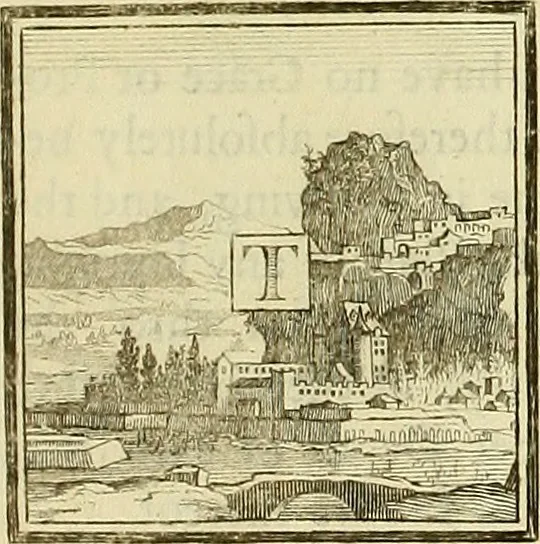 An illustration from Rules and examples of perspective proper for painters and architects, etc. in English and Latin :‡bcontaining a most easie and expeditious method to delineate in perspective all designs relating to architecture, after a new manner, wholly free from the confusion of occult lines /‡cby that great master thereof, Andrea Pozzo, Soc. Jef. engraven in 105 ample folio plates, and adorn'd with 200 initial letters to the explanatory discourses ; printed from copper-plates ony best paper by John Sturt ; done into English from the original printed at Rome 1693 in Lat. and Ital. by Mr John James of Greenwich, 1693, leaf 23