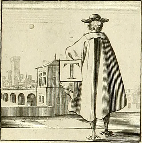 An illustration from Rules and examples of perspective proper for painters and architects, etc. in English and Latin :‡bcontaining a most easie and expeditious method to delineate in perspective all designs relating to architecture, after a new manner, wholly free from the confusion of occult lines /‡cby that great master thereof, Andrea Pozzo, Soc. Jef. engraven in 105 ample folio plates, and adorn'd with 200 initial letters to the explanatory discourses ; printed from copper-plates ony best paper by John Sturt ; done into English from the original printed at Rome 1693 in Lat. and Ital. by Mr John James of Greenwich, 1693, leaf 238