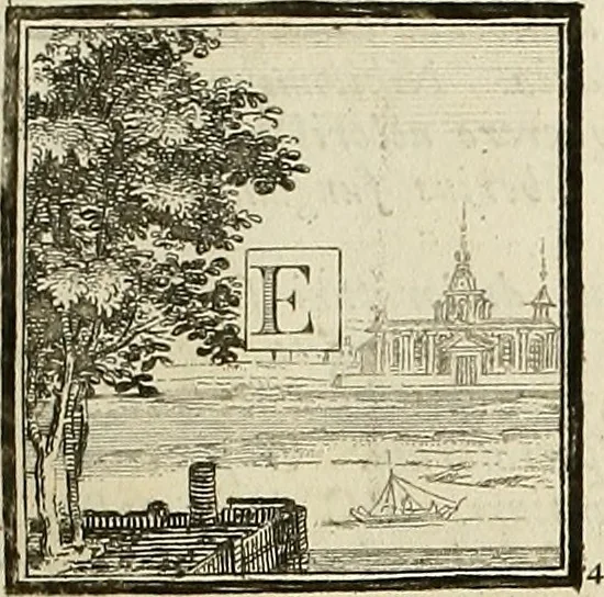 An illustration from Rules and examples of perspective proper for painters and architects, etc. in English and Latin :‡bcontaining a most easie and expeditious method to delineate in perspective all designs relating to architecture, after a new manner, wholly free from the confusion of occult lines /‡cby that great master thereof, Andrea Pozzo, Soc. Jef. engraven in 105 ample folio plates, and adorn'd with 200 initial letters to the explanatory discourses ; printed from copper-plates ony best paper by John Sturt ; done into English from the original printed at Rome 1693 in Lat. and Ital. by Mr John James of Greenwich, 1693, leaf 244