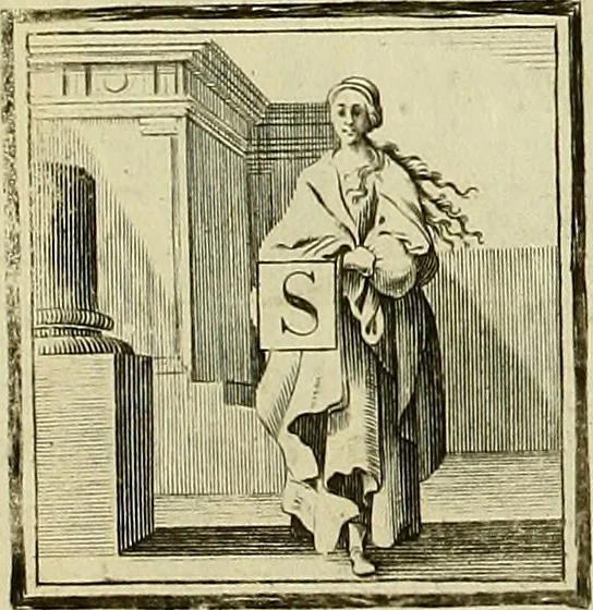 An illustration from Rules and examples of perspective proper for painters and architects, etc. in English and Latin :‡bcontaining a most easie and expeditious method to delineate in perspective all designs relating to architecture, after a new manner, wholly free from the confusion of occult lines /‡cby that great master thereof, Andrea Pozzo, Soc. Jef. engraven in 105 ample folio plates, and adorn'd with 200 initial letters to the explanatory discourses ; printed from copper-plates ony best paper by John Sturt ; done into English from the original printed at Rome 1693 in Lat. and Ital. by Mr John James of Greenwich, 1693, leaf 245