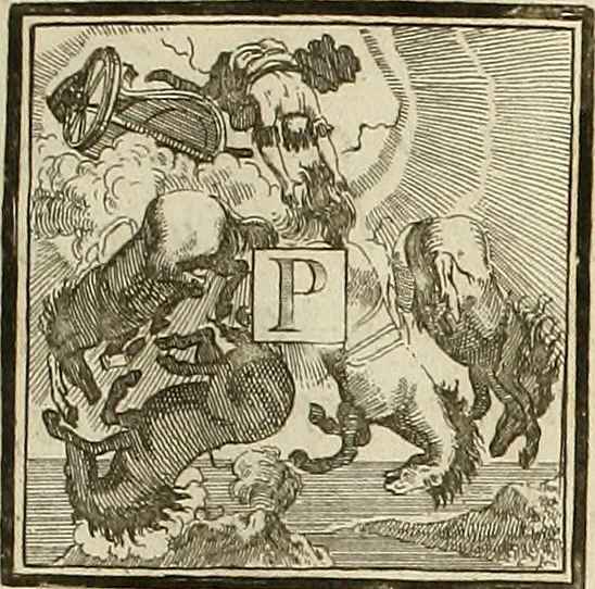An illustration from Rules and examples of perspective proper for painters and architects, etc. in English and Latin :‡bcontaining a most easie and expeditious method to delineate in perspective all designs relating to architecture, after a new manner, wholly free from the confusion of occult lines /‡cby that great master thereof, Andrea Pozzo, Soc. Jef. engraven in 105 ample folio plates, and adorn'd with 200 initial letters to the explanatory discourses ; printed from copper-plates ony best paper by John Sturt ; done into English from the original printed at Rome 1693 in Lat. and Ital. by Mr John James of Greenwich, 1693, leaf 262