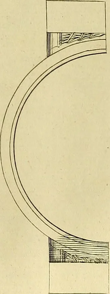 An illustration from Rules and examples of perspective proper for painters and architects, etc. in English and Latin :‡bcontaining a most easie and expeditious method to delineate in perspective all designs relating to architecture, after a new manner, wholly free from the confusion of occult lines /‡cby that great master thereof, Andrea Pozzo, Soc. Jef. engraven in 105 ample folio plates, and adorn'd with 200 initial letters to the explanatory discourses ; printed from copper-plates ony best paper by John Sturt ; done into English from the original printed at Rome 1693 in Lat. and Ital. by Mr John James of Greenwich, 1693, leaf 315