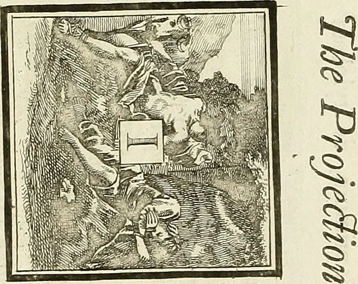 An illustration from Rules and examples of perspective proper for painters and architects, etc. in English and Latin :‡bcontaining a most easie and expeditious method to delineate in perspective all designs relating to architecture, after a new manner, wholly free from the confusion of occult lines /‡cby that great master thereof, Andrea Pozzo, Soc. Jef. engraven in 105 ample folio plates, and adorn'd with 200 initial letters to the explanatory discourses ; printed from copper-plates ony best paper by John Sturt ; done into English from the original printed at Rome 1693 in Lat. and Ital. by Mr John James of Greenwich, 1693, leaf 50
