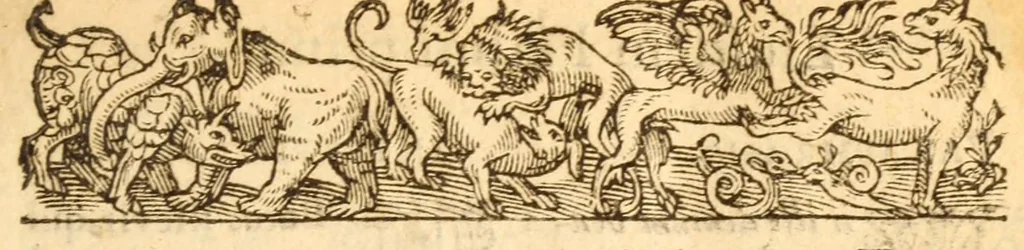 An illustration from Psalmorum Davidis et aliorum prophetarum, libri quinque : Argumentis & Latina paraphrasi illustrati, ac etiam vario carminum genere latinè expressis, 1579, leaf 27