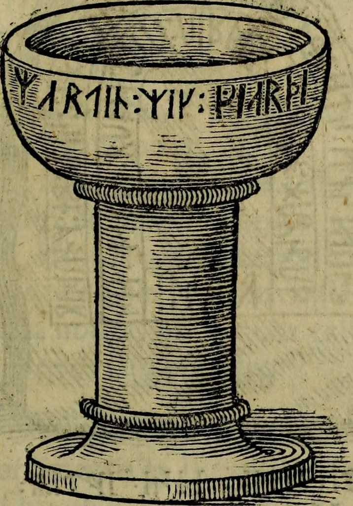 An illustration from Runir [in Runic characters], seu, Danica literatura antiqvissima, 1651, leaf 410