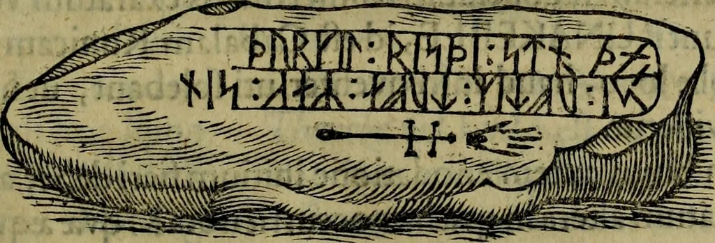 An illustration from Runir [in Runic characters], seu, Danica literatura antiqvissima, 1651, leaf 422
