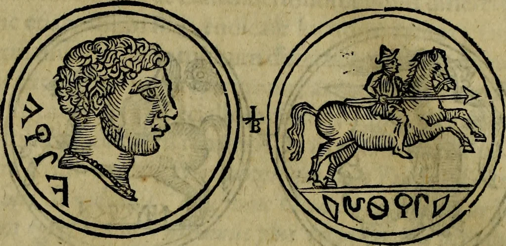 An illustration from Runir [in Runic characters], seu, Danica literatura antiqvissima, 1651, leaf 87