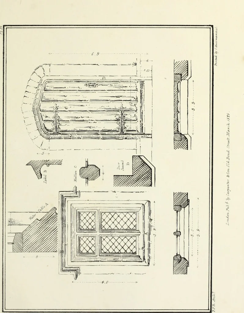 An illustration from Rural architecture : being a series of designs for ornamental cottages, 1828, leaf 142