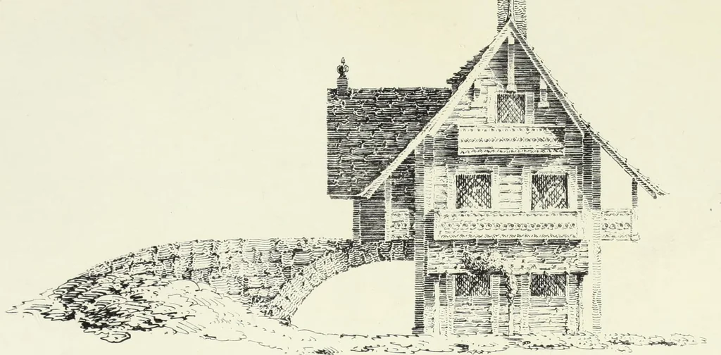 An illustration from Rural architecture : being a series of designs for ornamental cottages, 1828, leaf 150