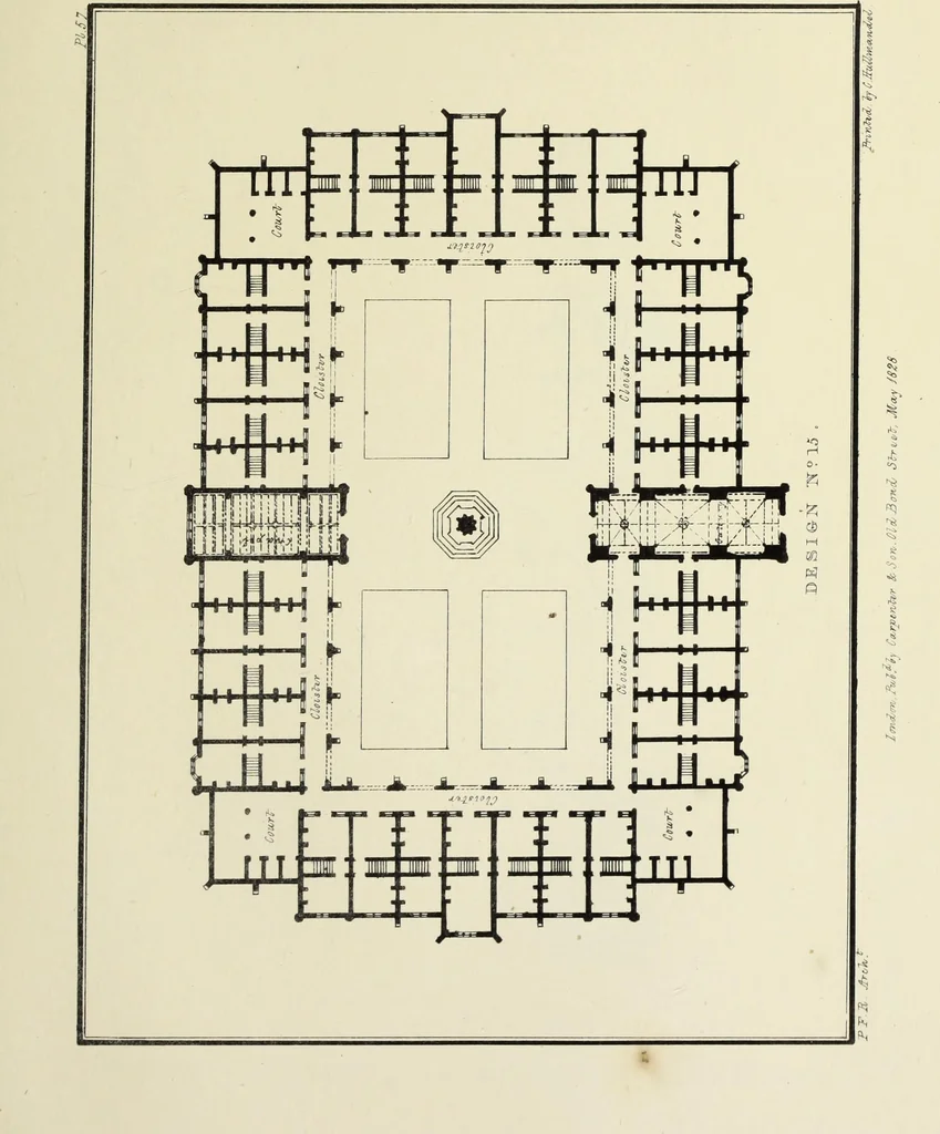 An illustration from Rural architecture : being a series of designs for ornamental cottages, 1828, leaf 158