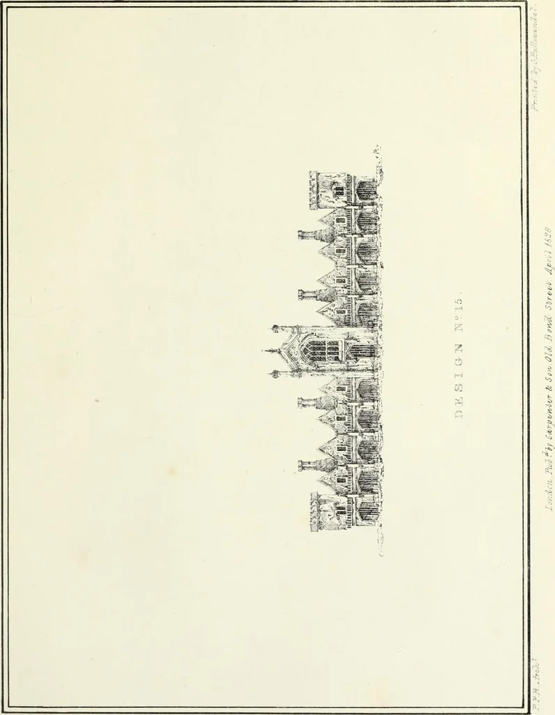 An illustration from Rural architecture : being a series of designs for ornamental cottages, 1828, leaf 162