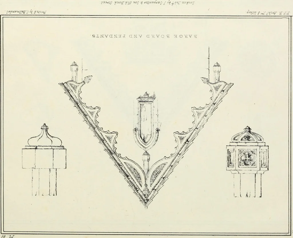 An illustration from Rural architecture : being a series of designs for ornamental cottages, 1828, leaf 216