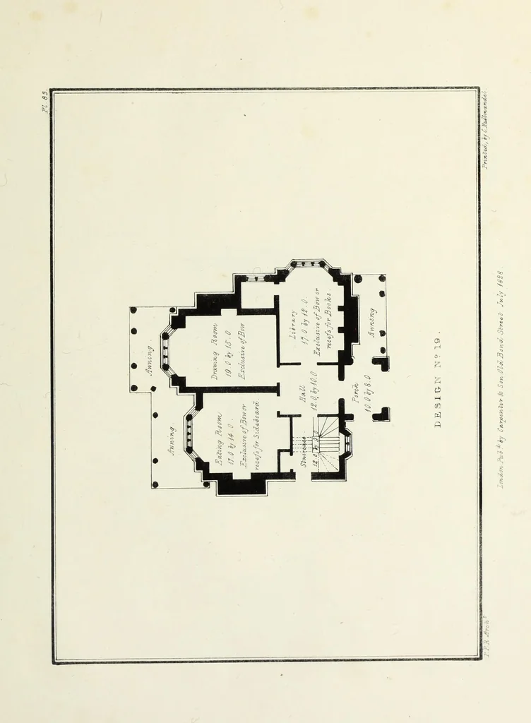 An illustration from Rural architecture : being a series of designs for ornamental cottages, 1828, leaf 222