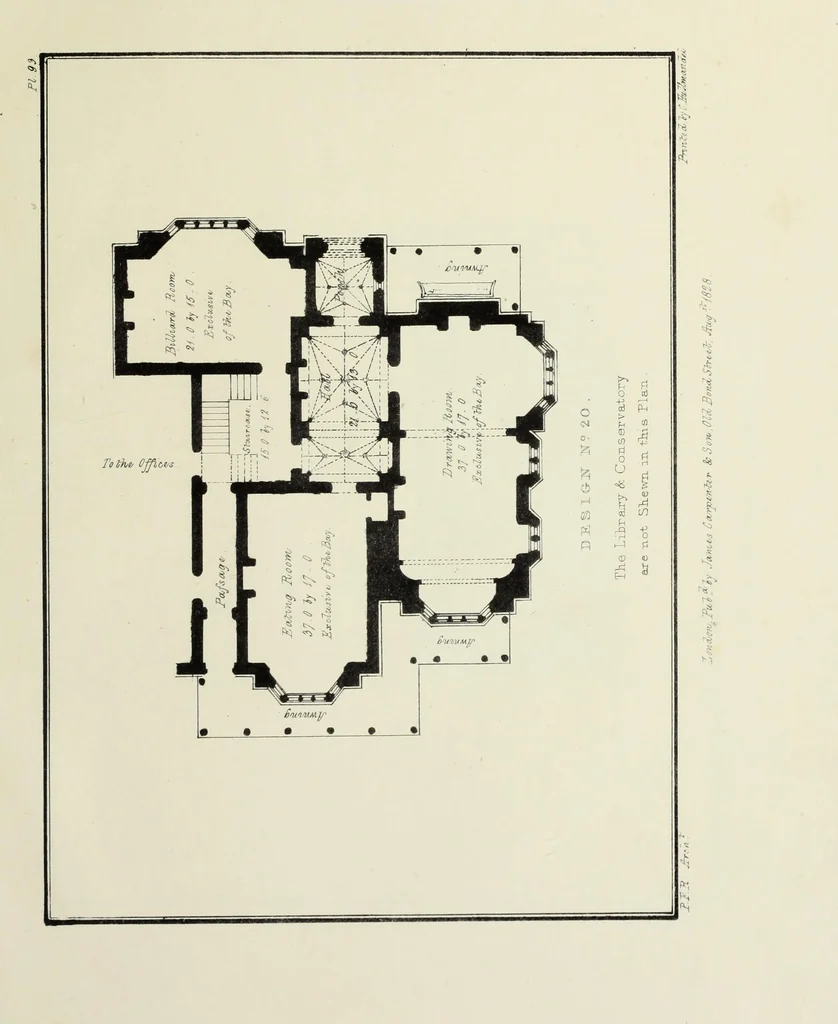 An illustration from Rural architecture : being a series of designs for ornamental cottages, 1828, leaf 244