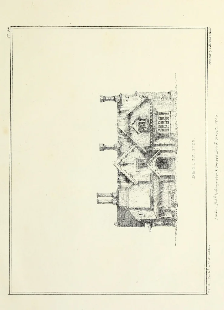 An illustration from Rural architecture : being a series of designs for ornamental cottages, 1828, leaf 246