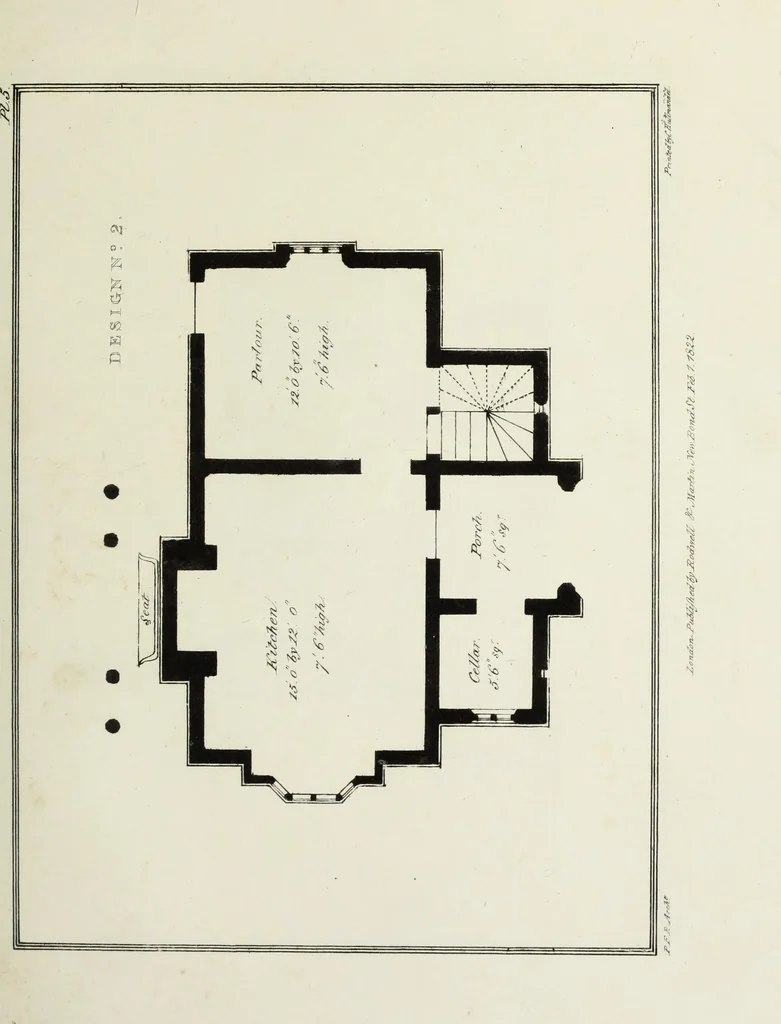 An illustration from Rural architecture : being a series of designs for ornamental cottages, 1828, leaf 26