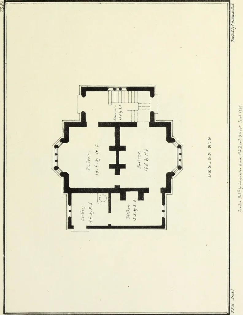 An illustration from Rural architecture : being a series of designs for ornamental cottages, 1828, leaf 96